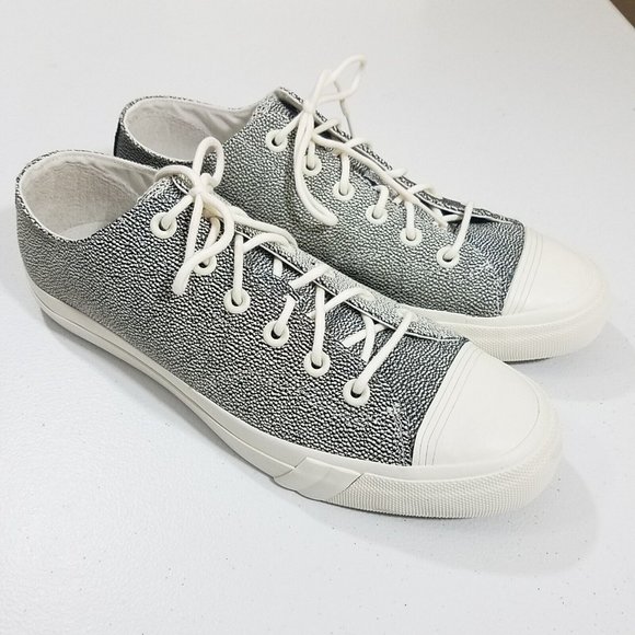 Pro-Keds Royal Lo Stringray Sneakers Mens Size 9.5 Black/White - Picture 1 of 7